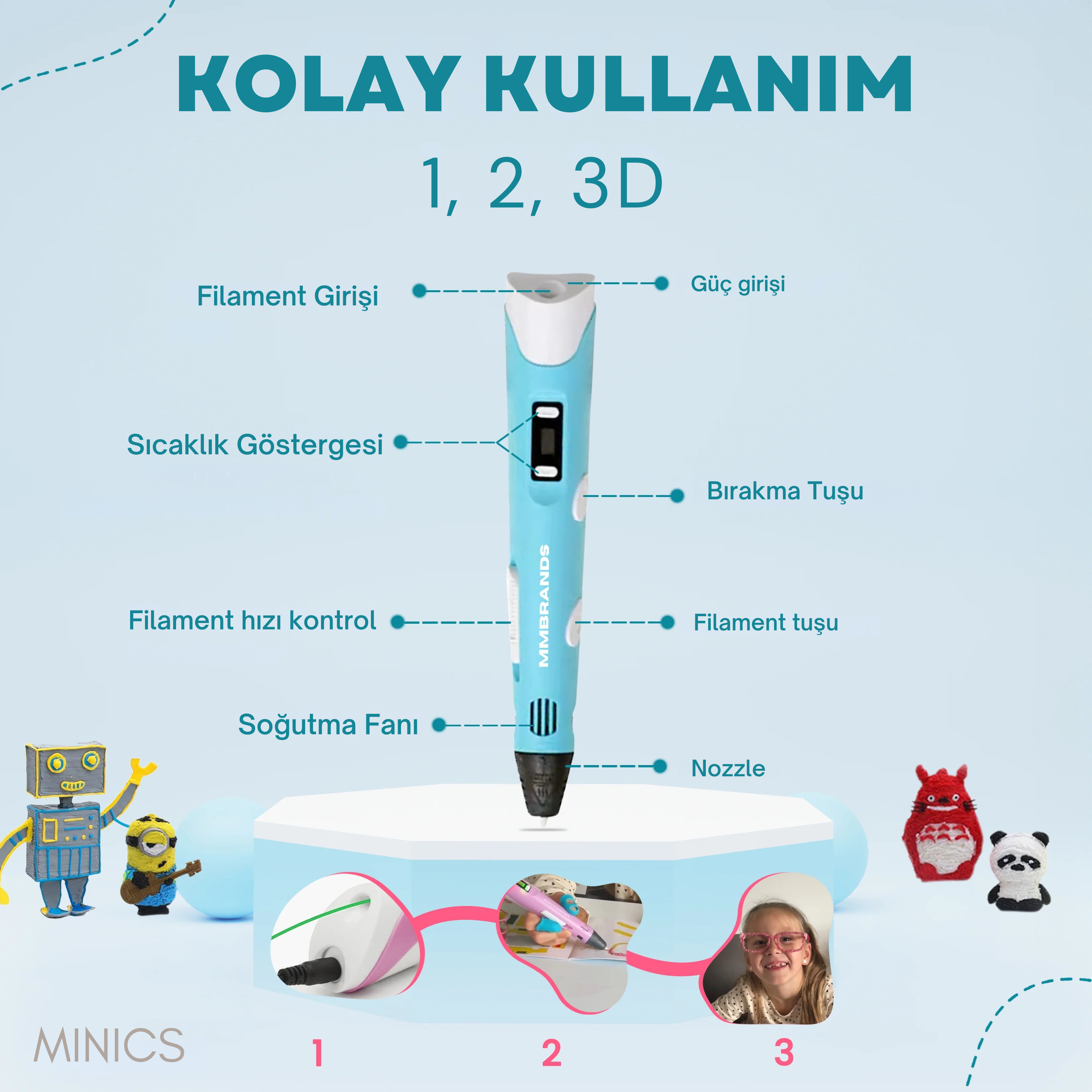 Minics™ Sihirli Kalem